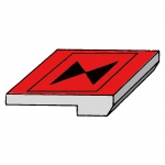 Kippmagnet für den Klassenplan einzeln, 10x15x3 mm, ganzfarbig, mit Symbol 